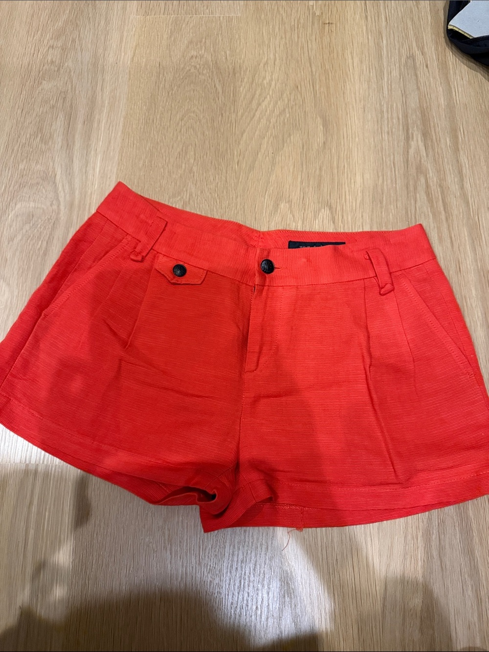 rag & bone Vibrant Red Tailored Shorts